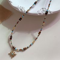 Collier de perles fantaisie en pierre naturelle colorée pour femme, chaîne de clavicule de luxe haut de gamme, cadeau idéal