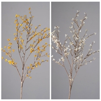 MW66947 Branche de fleur artificielle miniature décorative pour arrangement floral en vase à domicile
