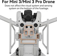 Kaki Pendaratan Plastik Lipat Ekstensi Cepat, Kaki Pendaratan yang Ditinggikan untuk Drone Mini 3 / Mini 3 Pro Seri Mini 3