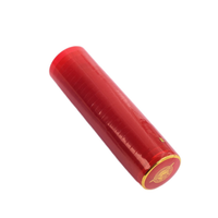 Capsule thermorétractable en PVC pour bouchon de bouteille de whisky, liqueur ou vin, à prix réduit, avec dessus gaufré
