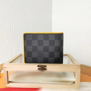 Portefeuille court pliable unisexe en cuir véritable vintage avec plusieurs emplacements pour cartes - Product Image 3
