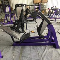 Máquina de Prensa de Piernas con Placas de Peso para Gimnasio Comercial, Equipo de Acero para Ejercicios de Pecho, Espalda, Hombros y Brazos