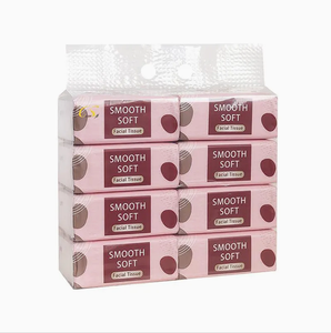 Eco Friendly Recycled <b>Paper</b> Facial <b>Tissue</b> <b>Paper</b> 2 Ply 400 Pulls Soft Pack Skin Friendly <b>Tissue</b> Supplier - Product Image 5