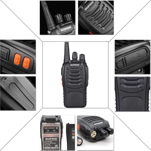 Para Baofeng 888S de alta calidad de doble banda analógica de mano Ham para Radio <span class=keywords><strong>GMRS</strong></span> <span class=keywords><strong>Walkie</strong></span> <span class=keywords><strong>Talkie</strong></span> con rango de 5km para uso móvil de seguridad - Product Image 5