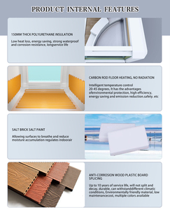 Grande taille 2 4 6 personnes maisons préfabriquées mobiles nager spa extérieur bain à remous acrylique fibre de verre salle de sauna à vapeur - Product Image 5