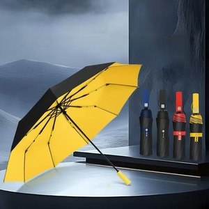 Parapluie professionnel pliable en 3 sections, logo personnalisé, extra large, robuste, résistant <span class=keywords><strong>au</strong></span> <span class=keywords><strong>vent</strong></span>, vente en gros, idéal pour les cadeaux d'entreprise - Product Image 1