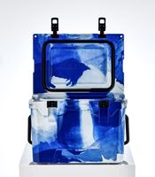 Glacière isotherme rotomoulée de grande capacité 25QT, couleur camouflage, avec poignée de transport, haute performance, portable, pour le camping et la pêche