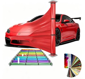 Película Protectora de Pintura TPU Autoadhesiva de Color Negro para Carrocería, con Protección UV y Función de Cambio de Color - Product Image 1