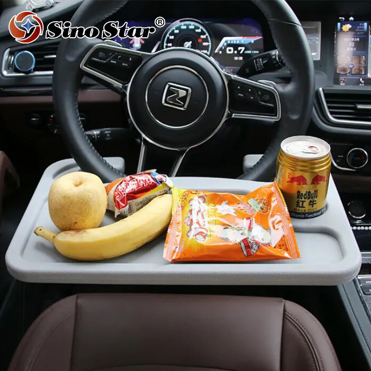 RD3610 Universal Steering Wheel Tray Table Shelves Food Drink Holder Car Laptop Stand Notebook Desk Mounts