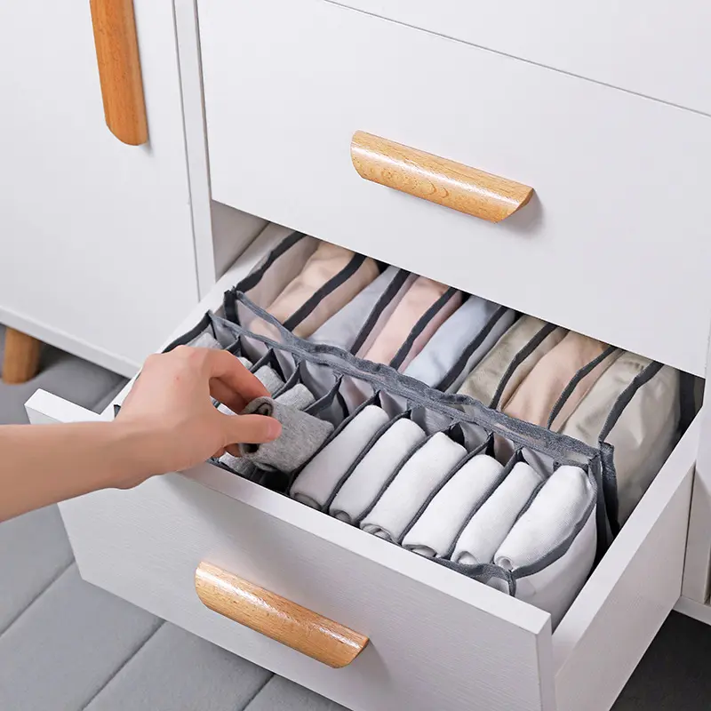 Clothes Pants Underwear Storage Box Clean And Hygienic 6 7 11 Grids Compartment Lingerie Storage Box