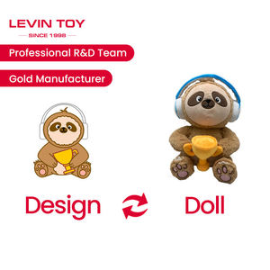 Peluche de <span class=keywords><strong>Anime</strong></span> Personalizado, Mascota Empresarial, Muñeco de Peluche con Diseño Personalizado, Bajo MOQ, Relleno de Algodón PP - Product Image 3