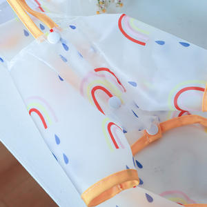 Manteau <span class=keywords><strong>de</strong></span> pluie imperméable mignon à quatre pattes pour chiens, chiots et chats - Motif <span class=keywords><strong>arc</strong></span>-en-ciel toutes saisons - Product Image 3