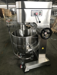 Mélangeur planétaire sur socle commercial bon marché à prix d'usine mélangeur de nourriture pour gâteau pain pizza avec <span class=keywords><strong>fouet</strong></span> CE, bol et chariot à main 100L - Product Image 6