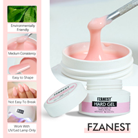 FZANEST nouveau Design 14 couleurs Gel de construction solide Extension de Gel d'ongle constructeur de Gel d'ongle transparent longue durée