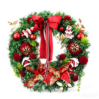 Guirlande de Noël directement de l'usine, décoration suspendue pour porte d'hôtel, cheminée, mur, aménagement de scène, accessoire photo