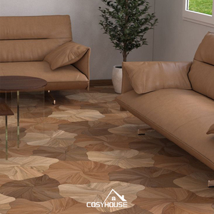 <span class=keywords><strong>Parquet</strong></span> en bois d'ingénierie Chevron de luxe, <span class=keywords><strong>parquet</strong></span> multicouche en chêne, sol en bois dur pour la décoration intérieure d'appartements résidentiels et de villas - Product Image 3