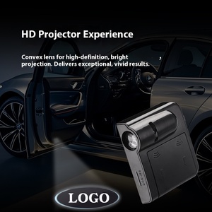 Nguồn nhà máy điều khiển từ tính LED CỬA chiếu đèn dây miễn phí Chào mừng thay đổi laser trang trí điều kiện cửa xe mới - Product Image 2