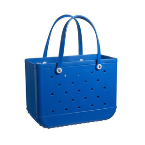 rubber tote bolsa with holes