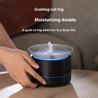 Nueva máquina de aromaterapia escritorio degradado colorido luz nocturna USB fuente de niebla humidificación de aceite esencial para ayudar a dormir