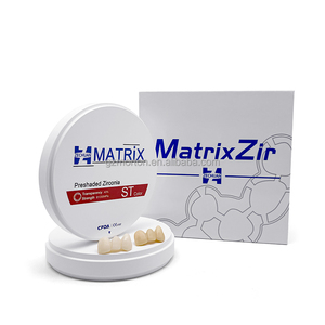ZECHUAN matriks ST warna zirkonia disk Alta caldad resistensia <span class=keywords><strong>Zirconia</strong></span> Preshaded De <span class=keywords><strong>Zirconia</strong></span> Translucidez Dental <span class=keywords><strong>Zirconia</strong></span> blok - Product Image 1