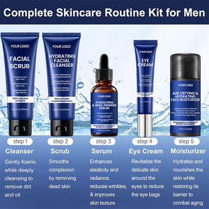 Coffret Cadeau Homme Anti-Âge à Base de Plantes avec Acide Hyaluronique – Kit de Soins Visage Hydratant et Nourrissant OEM - Product Image 5