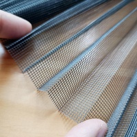 Porte et fenêtres coulissantes en alliage d'aluminium de haute qualité avec moustiquaire plissée en polyester