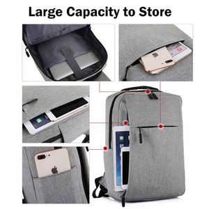 Sac d'école personnalisé avec logo sur mesure, sac à dos multifonctionnel pour ordinateur portable 16 pouces avec chargeur USB pour cadeaux de voyage - Product Image 4