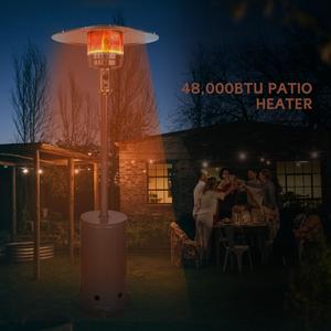 Miire Etl & Ce Groothandel 48,000Btus Buitenverwarming Champignon Draagbare Propaanstandaard Terrasverwarmer - Product Image 3