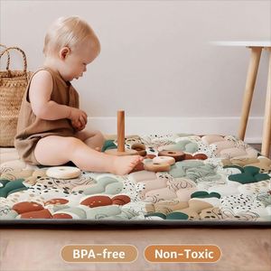 แผ่นรองคลานเด็กแบบหนานุ่มพิเศษ ขนาดใหญ่พิเศษ พับเก็บได้และซักเครื่องได้ - Product Image 5