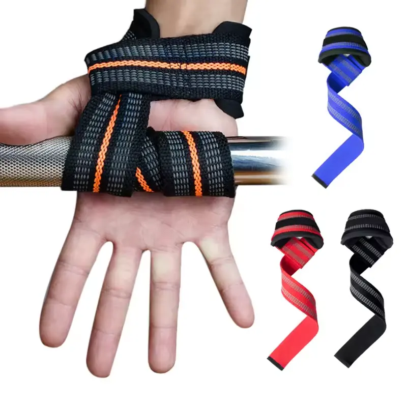 Gym Weightlifting Wrist Protection Powerlifting Training Gym Wrist Weight lifting Straps For Cross Training