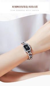 Reloj de Mujer Cuadrado de Lujo Ligero, Regalo de Navidad, Joyería de Aleación, Brazalete, Resistente al Agua, Cuarzo - Product Image 3