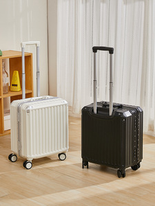 おしゃれな小型ネオプレン製スーツケース アルミフレーム 4輪スピナー TSAロック ソフトハンドル 男女兼用 機内持ち込み可能 トロリーケース - Product Image 3