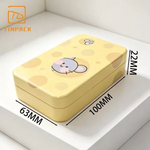 Boîte en métal décorative personnalisée, durable et portable, boîte de rangement multi-usages pour papier <span class=keywords><strong>photo</strong></span> Instax Mini et petits cadeaux - Product Image 1