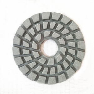 Tampon de <span class=keywords><strong>polissage</strong></span> diamanté flexible JDK 4 pouces 7 étapes pour granit, quartzite, béton, pierre d'ingénierie, utilisation humide et sèche 100 mm - Product Image 3