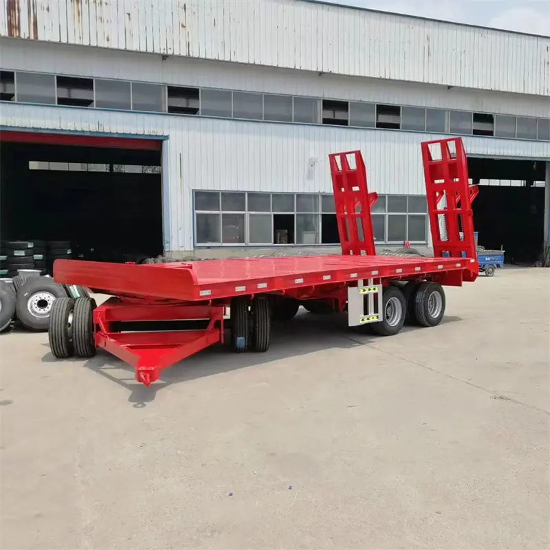 Custom Race Trailer Flatbed Trailer China Fabriek Leveren Volledige Flatbed