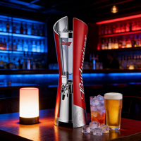 Distributeur de Boissons Portable 3L avec Logo Personnalisé et Tube à Glace pour Bar, Fête, Restaurant - Vente en Gros