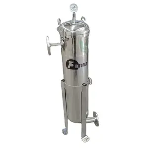 Stainless Steel Liquid Industrial Sanitary ss Movable Bag Filter Housing