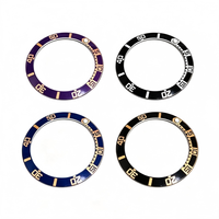 Bague d'insertion de lunette de montre étanche en céramique saphir de 38 mm, pièce de rechange pour cadran numérique de montre de luxe