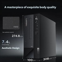 Computadora de Escritorio Lenovo ThinkCentre Neo S500, Intel Core I3 I5 I7, 8GB/16GB RAM DDR4, 512GB/1TB SSD, Win11, Pantalla FHD de 22 Pulgadas