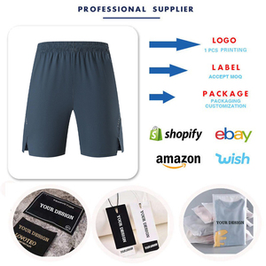 Pantalones Cortos Casuales para Hombre con Bolsillos con Cremallera, Pantalones Cortos Lisos para Negocios, Tela Cómoda y Transpirable, Pantalones Cortos de Verano para Hombre - Product Image 4