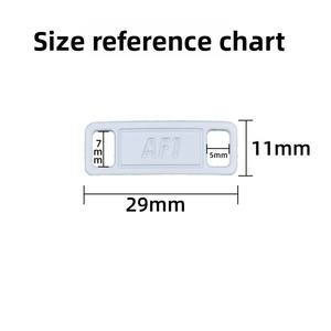 Hebillas de Metal Personalizadas con Logotipo Grabado para Zapatillas <span class=keywords><strong>AF1</strong></span>, Decoración Unisex Resistente al Deslustre - Product Image 3