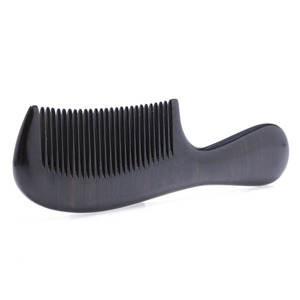 Peine de Madera de Sándalo Negro Ecológico de Alta Calidad, Más Vendido, con Dientes Finos para el Cuidado y Peinado del Cabello, Disponible - Product Image 3