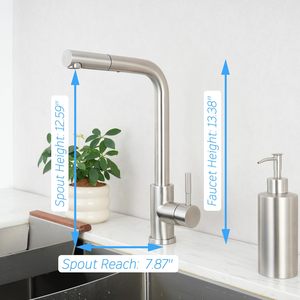 Смеситель кухонный с одной ручкой - Product Image 2