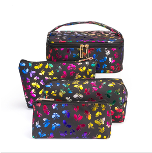 Letter Pattern PU Fashion Multifunctional Candy Color <b>Insert</b> <b>Handbag</b> Organizer Bag in Bag Double Zipper Makeup Organizer - Product Image 5