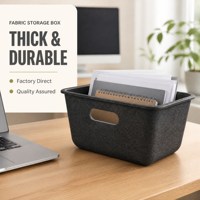 Boîte de rangement extra épaisse en feutre non tissé, organiseur pour jouets et couvertures de bébé