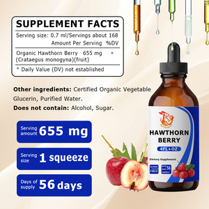 Gotas Líquidas de Baya de Espino Natural Más Vendidas, Promueven la Digestión, Mejoran los Antioxidantes, Suplemento Herbal, Extractos Herbales Líquidos - Product Image 5