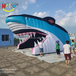 <span class=keywords><strong>Tunnel</strong></span> de requin gonflable en forme de mascotte, arc gonflable en forme d'animal, idées d'événements de zoo pour parc - Product Image 5