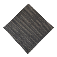 Dalles de moquette modulaires de luxe pour hôtels et chambres, moquette antistatique en polypropylène pour restaurants et bureaux, dalles de moquette emboîtables