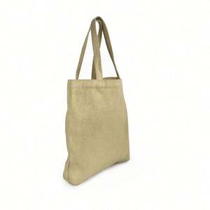 Sac fourre-tout en coton et lin réutilisable et écologique, sac fourre-tout de courses recyclable - Product Image 6