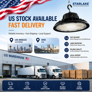 ไฟไฮเบย์ LED รุ่น UL DLC 150W UFO ความสว่าง 22500LM 5000K สำหรับโรงงาน โกดัง โรงยิม ติดตั้งแบบตะขอ  IP65 ปรับความสว่างได้ ขายส่ง - Product Image 2